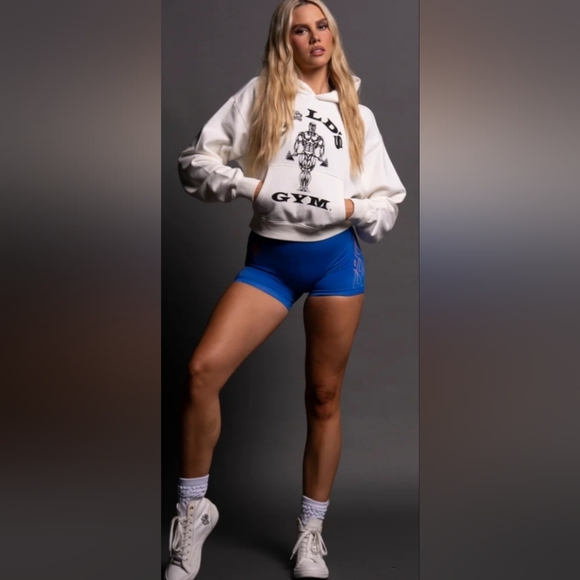 Darc Sport "Gold's Wolf" Owen (Cropped) Hoodie - Picture 14 of 16